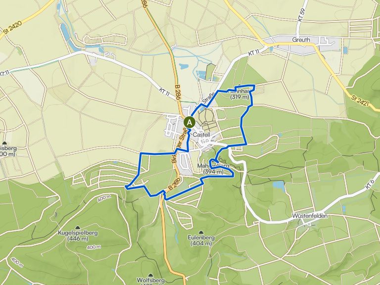 Wanderweg C5 Castell | Wanderung | Komoot